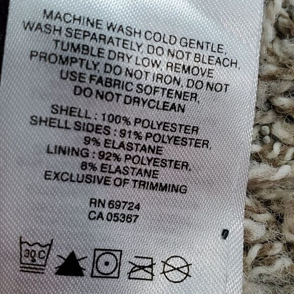 Columbia Gray & Black Space Dye 3/4 Zip - Picture 5 of 6